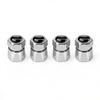 Aluminum Car Tire Valve Caps Diamond Tyre Valve Airtight Cover Waterproof Dust For Peugeot 206 207 208 306 307 308 508 106 2008