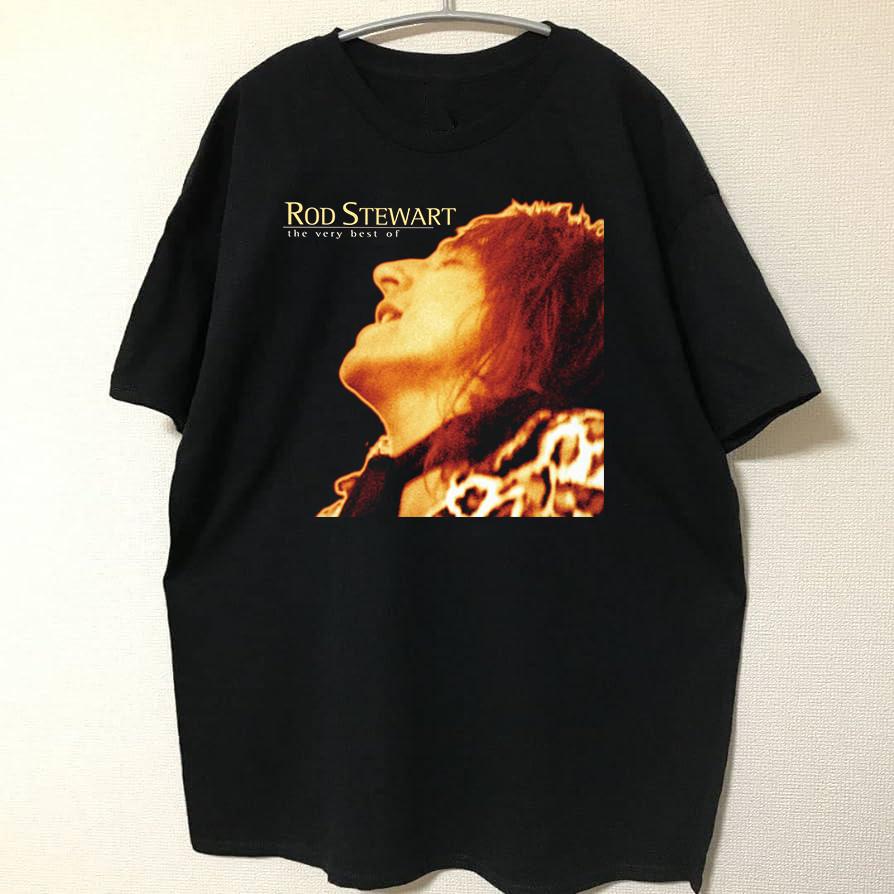 The Very Best Of Rod Stewart Black Cotton Full Size S-5XL Unisex T-Shirt