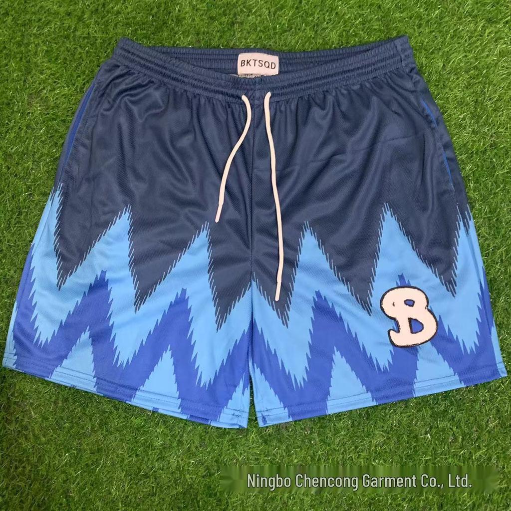 BKTSQD Unisex Quick-Dry Mesh Sports Shorts for Running, Basketball, and Swimming