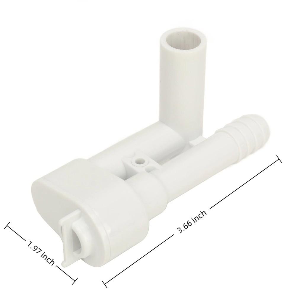 385316906 RV Toilet Vacuümonderbreker Kit Kunststof Klem Roestvrijstalen Klem Roestvrijstalen Afgedichte Rubberen Ring Reis Toiletten