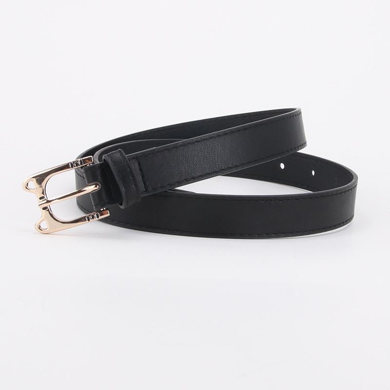Fashion Cat Print Leather Belt For Women With Alloy Buckle For Casual Casual Wear