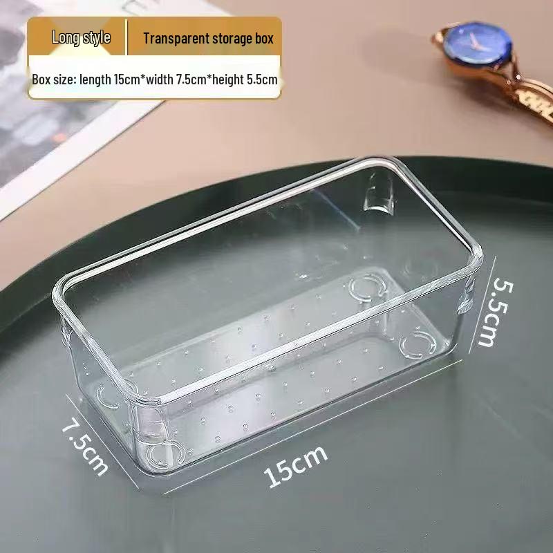 Jewelry Organizer Box - Transparent Anti-Oxidation Storage for Necklaces, Rings, Earrings, and Nails