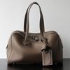 High-end, Light Luxury Top-grain Cowhide Genuine Leather Women's Bag, Simple Bowling Ball Underarm Bag, Hand-held Crossbody Bag