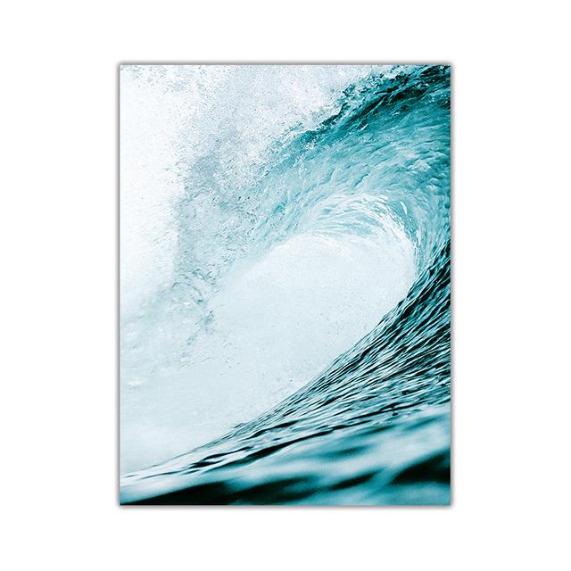 

Пляжный серфинг, скоростная волна, картина на холсте, фотографии для гостиной, настенный художественный пейзаж, принты плакатов, спальни, украшения дома 21*30cm