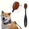 [Gentle Pet Ear Cleaner] Soft Bristle Gentle Pet Ear Cleaner Brush | Comfortable Oval Handle, Ideal for Dogs and Cats, Efficient Paw Washing