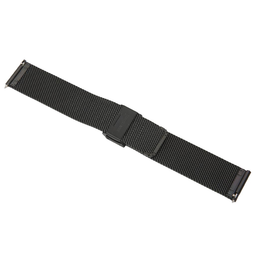 22mm Stainless Steel Watch Bands Mesh Woven Watch Straps Quick Relse Watch Wristband with Buckle for GTR 3