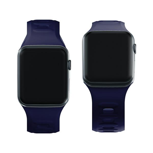 3Mk Silicone Watch Strap Granatowy/Ocean Blue Dla Apple Watch 38/40/41Mm
