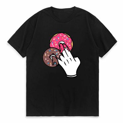 Donut Intimate Instruction Humor Jokes Funny Graphic Tshirt Unisex Summer Short Sleeve Korea Style Tee
