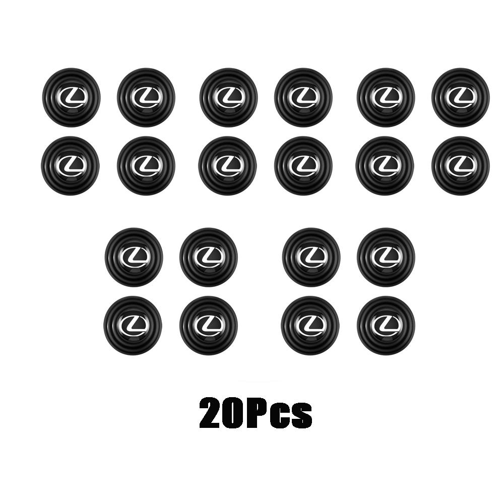 

5/10/20Pcs Car Door Shock Absorber Silicone Pads Anti Shock Mat Sticker For Lexus LS LC IS350 ES300h ES300 IS250 IS220d RX GS350