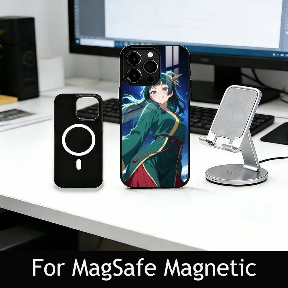 Apothecary Diaries-Mao Mao Phone Case For iPhone17,16,15,14,13,12,11 Plus,Pro Magnetic with Magsafe Wireless Charging