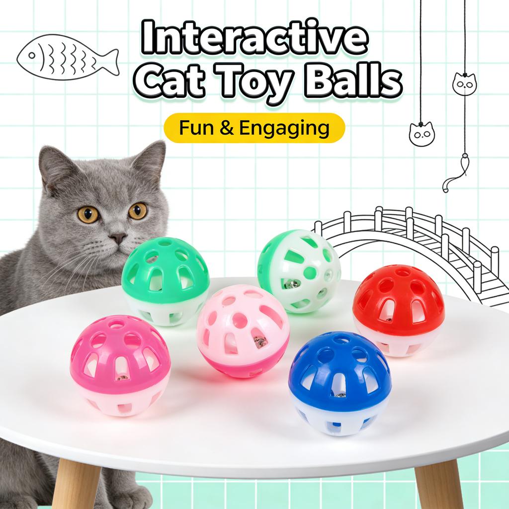 Cat Balls: Interactive Pet Toys for Playful Kittens, Fun Bite Toys
