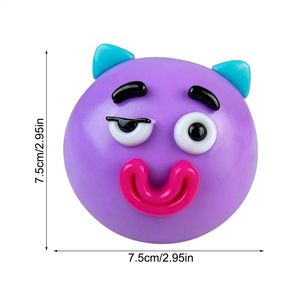 Langzaam Stijgende Squishy Knijpspeeltje Schattige Fidget Stressbal Draagbaar Ontspanningsgadget Zacht Decompressiespeeltje voor Thuis Kinderen Volwassenen