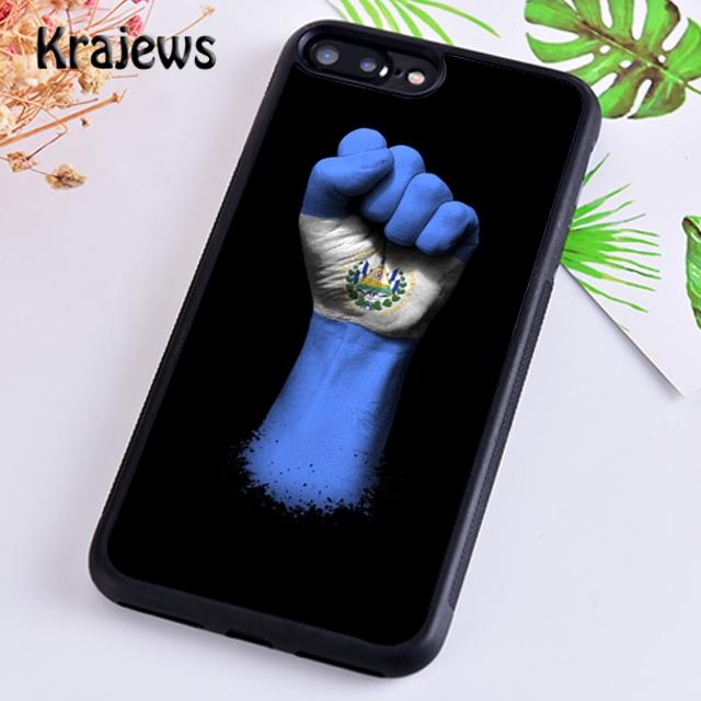 Krajews El Salvador National Flag Soft Phone Case Cover For iPhone 17 Air 16 15 14 Plus 11 12 13 Pro Max Coque Fundas