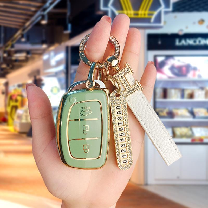 Unisex Key Case for Hyundai ix35, Elantra, Tucson, Mistra, and Sonata