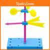 Simulated Plastic Wind Vane Assembly Model Material Set For Childrens Educational Physics Experiments