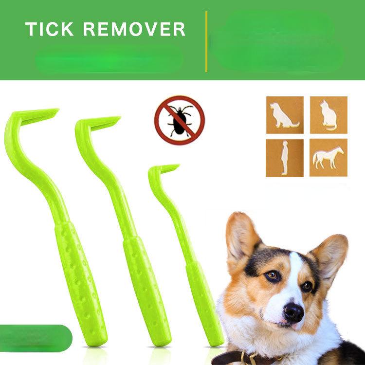 3ks/sada Twist Hook Háček na odstraňování blech Psi Domácí mazlíčci Příslušenství Potřeby pro kočky Domácí pro nástroj na odstraňování klíšťat