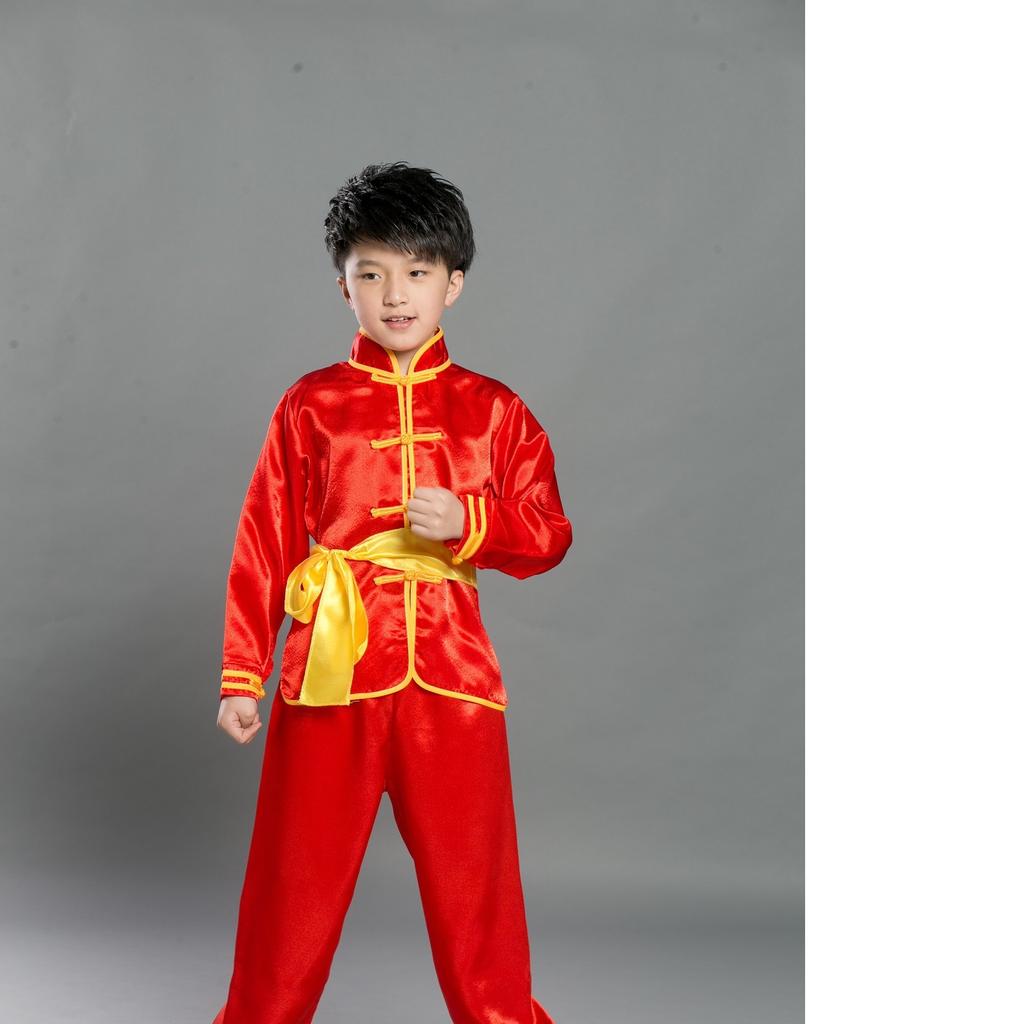 Kinder Chinesisches Traditionelles Wushu Kostüm Kleidung Jungen Mädchen KungFu Anzug Tai Chi Kampfsport Uniform Outfits Benutzerdefiniertes Logo