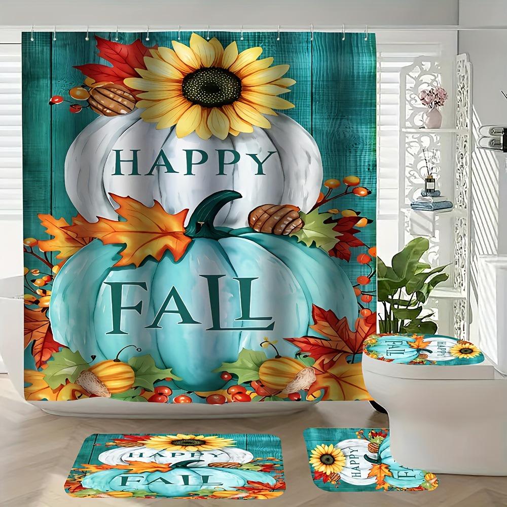 

Свежий дизайн водонепроницаемый набор штор для душа с цифровой печатью высокого разрешения 3-piece set (mat + U-shape + toilet lid) 360g