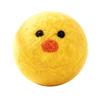 Brinquedos para Gatos Forma de Pato Amarelo Bolas Silenciosas de Lã Feltro Macio Resistente à Mordida Brinquedo para Gato Seguro para Mastigar Arranhar Brinquedo Divertido para Animal de Estimação para Filhote