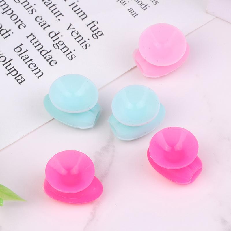 

5 Pcs Silicone Cover Lip Mask Brush Cover Brush Head Holder Makeup Brush Sleeve For Protection Makeup Tools
