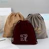 Velvet Pouch,Drawstring Bag For Hair Dryer,Drawstring Jewelry Storage Bag