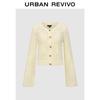 Women's Pastel Hollow Jacquard Cotton Knit Cardigan