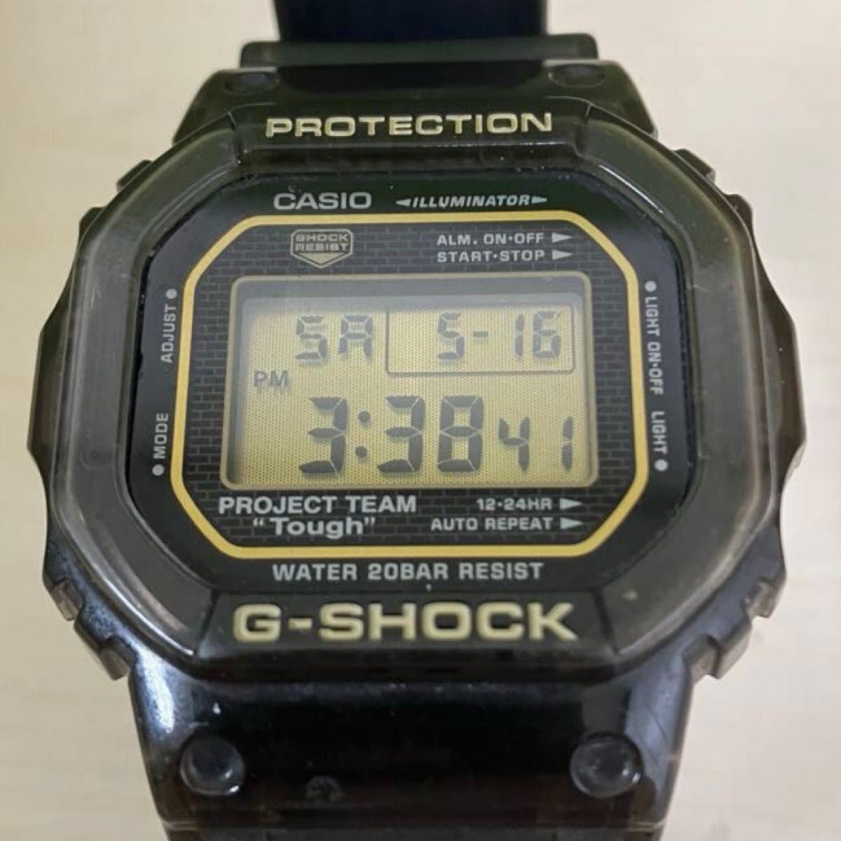 Used G-SHOCK CASIO 30th Anniversary Model Gold Carbon Belt