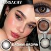 FUNSACHY 1 Pair AUDREY Colored Contact Lenses for Eyes Brown Color Lenses Natural Gray Contacts Koean Softlens Beautiful Pupils