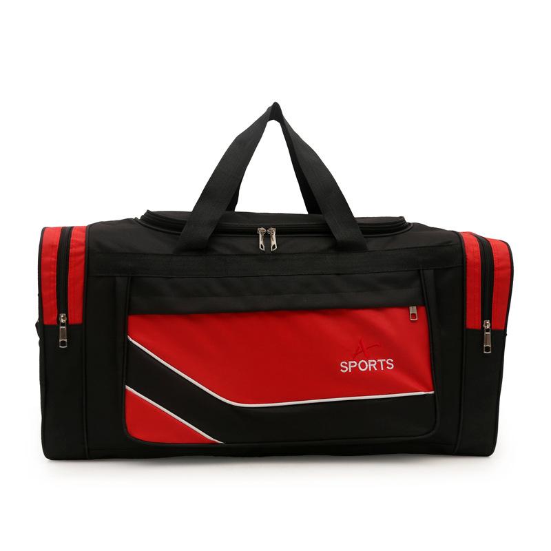 Large capacity travel bag single shoulder portable cross-border sports universal business trip outdoor business travel bag new красный