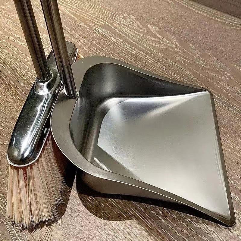 Extra Thick Stainless Steel Dustpan - Durable Household Sweeping Shovel