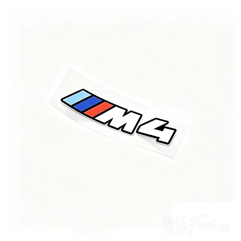 For BMW M Power M3 M5 Logo G01 G30 F30 F31 E36 E87 E60 E46 E91 X1 X3 X5 E53 For M 2 M3 M4 Competition Cs Car tail label sticker XU7