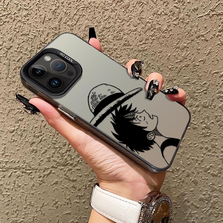 Phone Case for iPhone 16e 11 12 13 Pro Max 14 15 16 Plus Soft Cover One Piece Luffy Of The Straw Hat