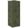 Solar LED Path Light 2 Pcs Olive Green Cold Rolled Steel