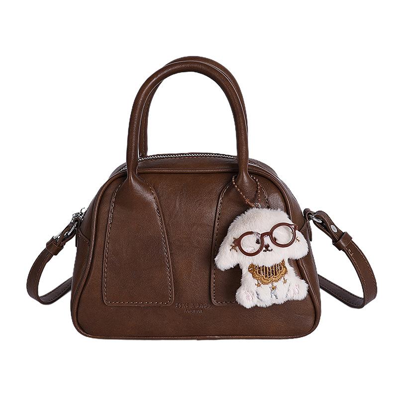 Handbag Bag Women's 2025 New Trendy Autumn and Winter Niche Light Luxury High-end Retro Shoulder Bag Crossbody Small Square Bag