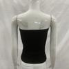 European and American summer retro dark sleeveless tight strapless vest for women