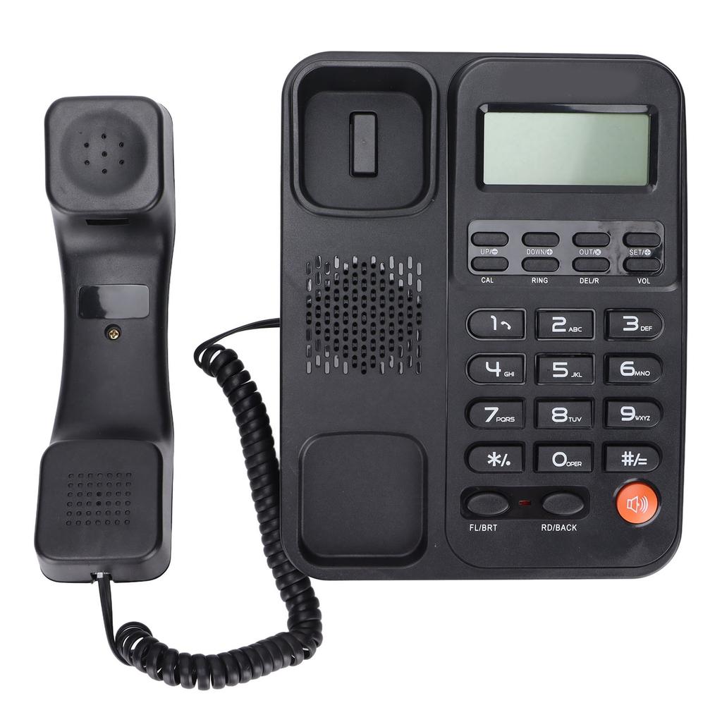 KXT2026CID Office Phone Office Hotel Home Fixed Landline Support 24 Ringtones(Black )
