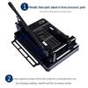 Taglierina manuale per carta A3 per impieghi gravosi, spina CN (adattatore incluso)