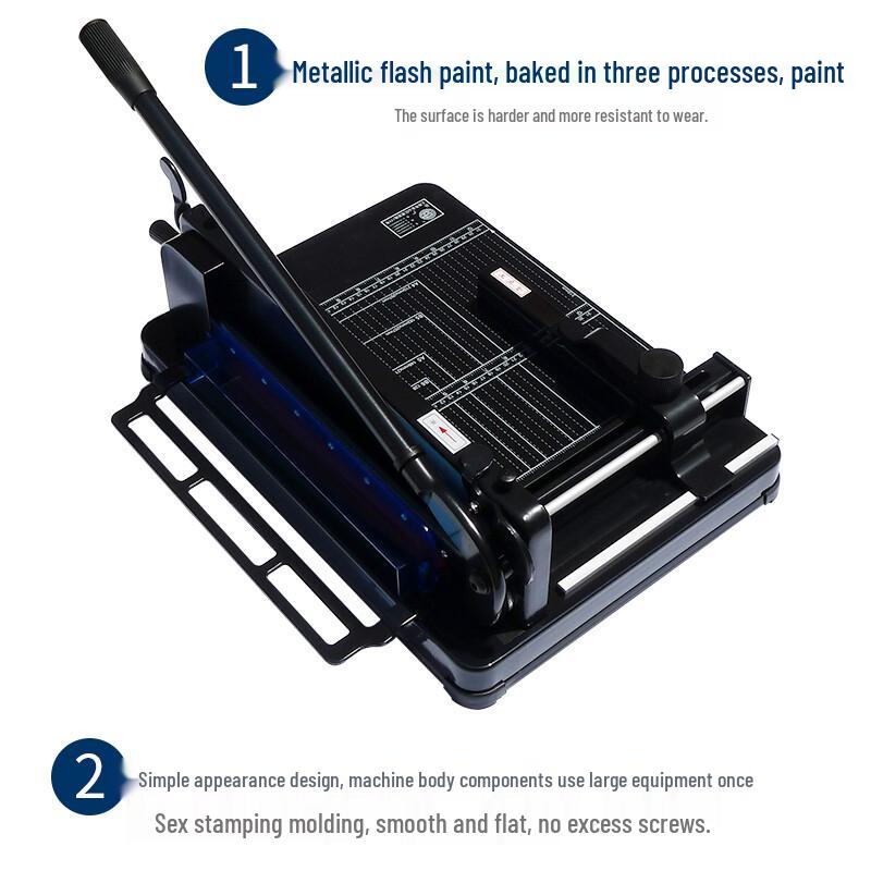 Taglierina manuale per carta A3 per impieghi gravosi, spina CN (adattatore incluso)