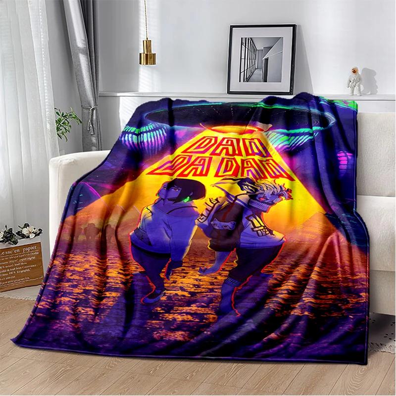 DAN DA DAN 29 Style Cartoon Anime Blanket,Soft Throw Blanket for Home Bedroom Bed Sofa Picnic Travel Office Cover Kid Gift HD