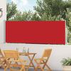Retractable Side Awning 100*500 Cm Red