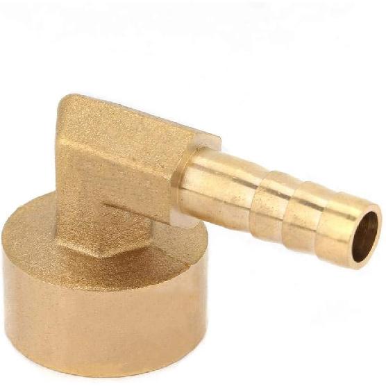 90 Degree Elbow Brass Barb Fitting Female Thread Brass Elbow Hose Barb Coupling Connector Joint Adapter Fitting G1/2 Air/Water/Fuel/Oil/Inert