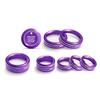Dashboard Trim Rings, Climate Control Knob Trim Rings, Compatible for 2021-2024 Car F150 , 9 Piece Aluminum Knob Accent Set for Interior New