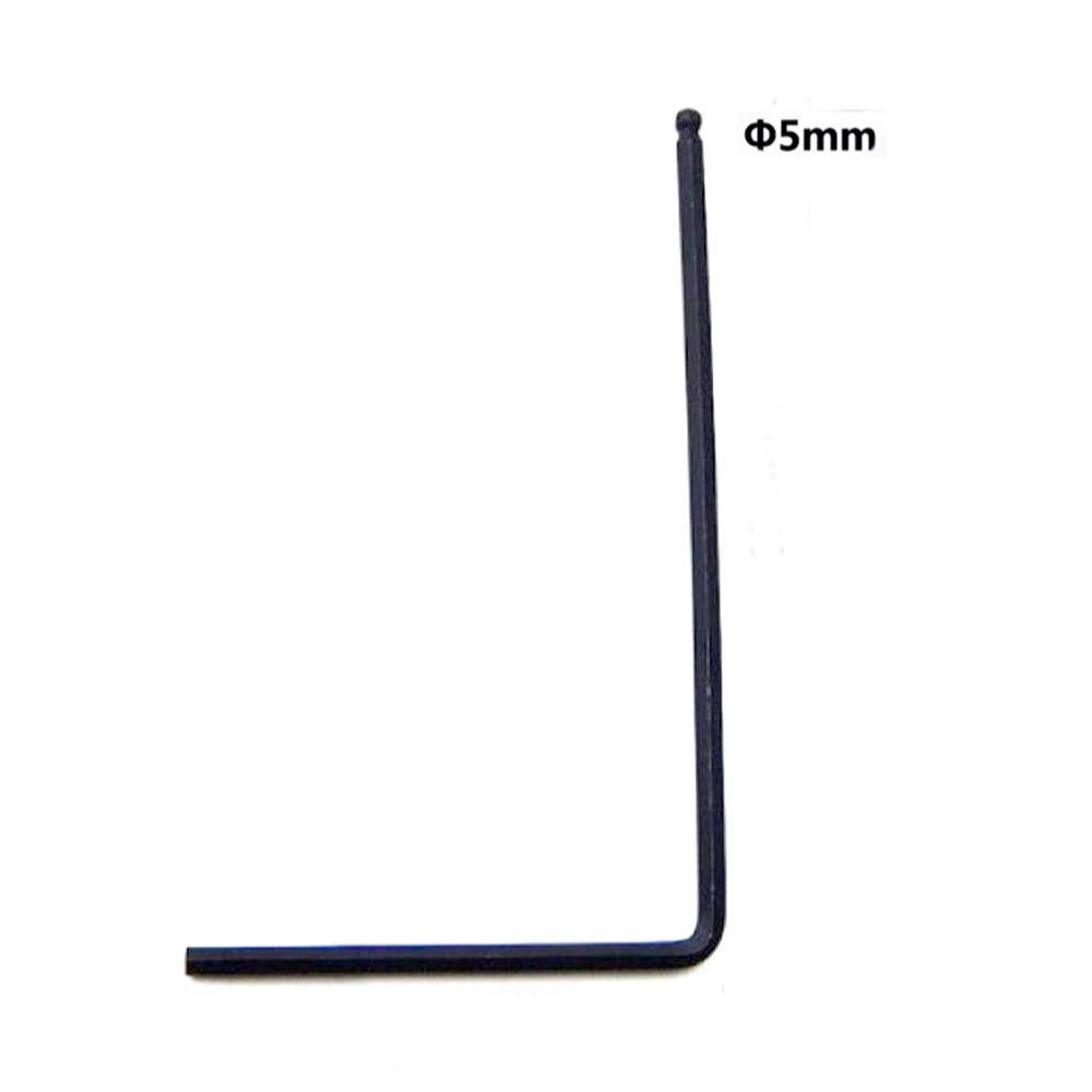 

Metal Ball End Guitar Truss Rod Tool 4mm/5mm Regular Hex Wrench Truss Rod Acoustic Guitar Wrench Black 5mm