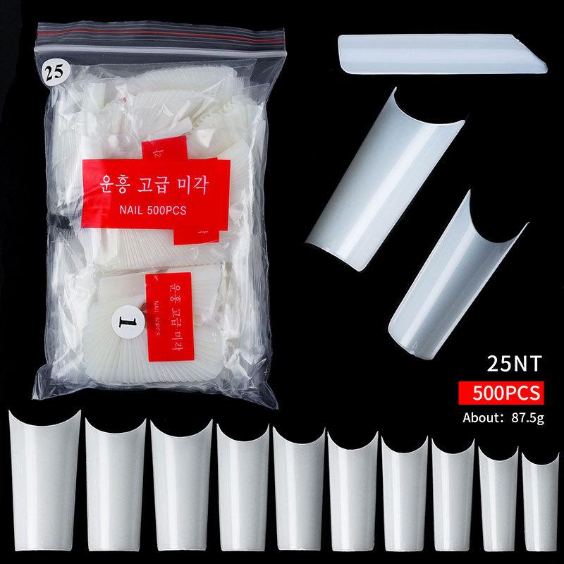 Nail Art French, Autocolant Complet și Autocolant Jumătate, Unghie Balerină, Unghie Țeavă de Apă, Vârf Picătură de Apă Piesă Unghie Pe Stoc