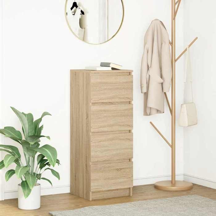 VidaXL Buffet Sonoma Oak 37.5x35x99 Cm Engineered Wood, Storage Furniture, Kitchen Storage Furniture, Furniture of 861699