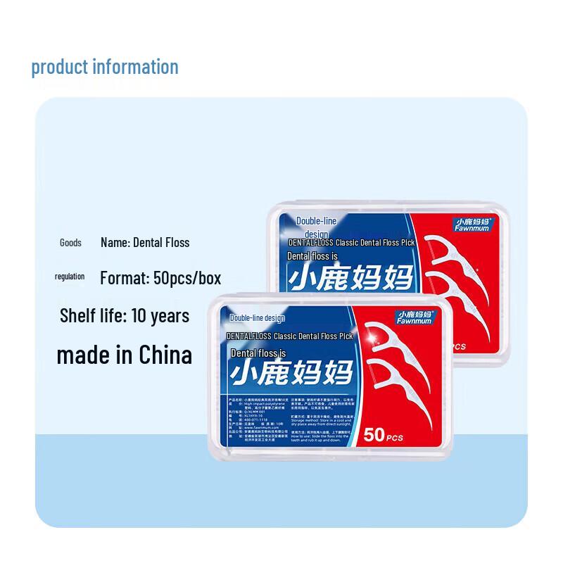 

Xiao Lu Mama Classic Double Line Dental Floss Picks