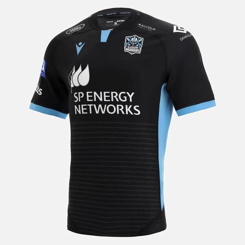 Men Women Rugby Jersey Glasgow Warriors Queensland Panthers Papii Hungary Barina Sports T-Shirt Breathable Quick Dry
