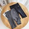 Women's High-Waist Black Yoga Pants - Tummy Control, Lightweight, Five-Point Design for Summer