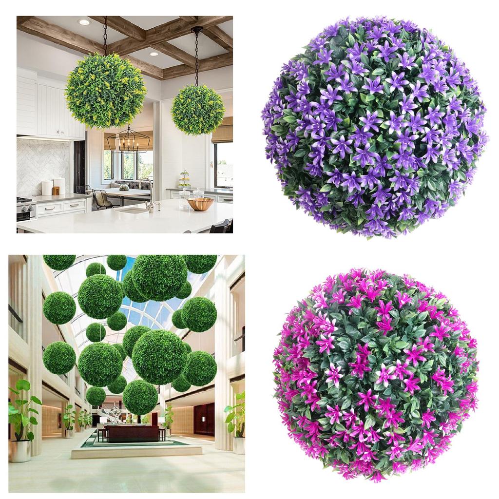 Künstliche grüne Pflanze Hängende Blumenkugel aus Kunststoffmaterial für Heimdekoration und Veranstaltungsnutzung