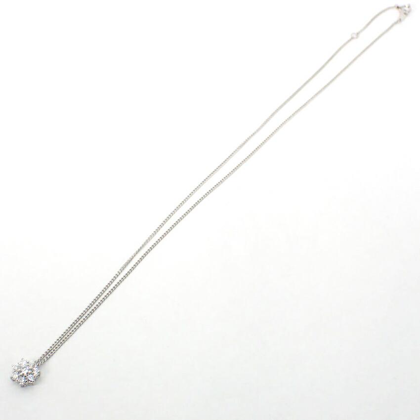 [Used] Pt900/Pt850 Diamond Pendant/necklace/g482-90